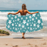 Vintage star pattern Beach Towel