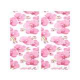 pink purple orchid pattern background Gauze Curtain