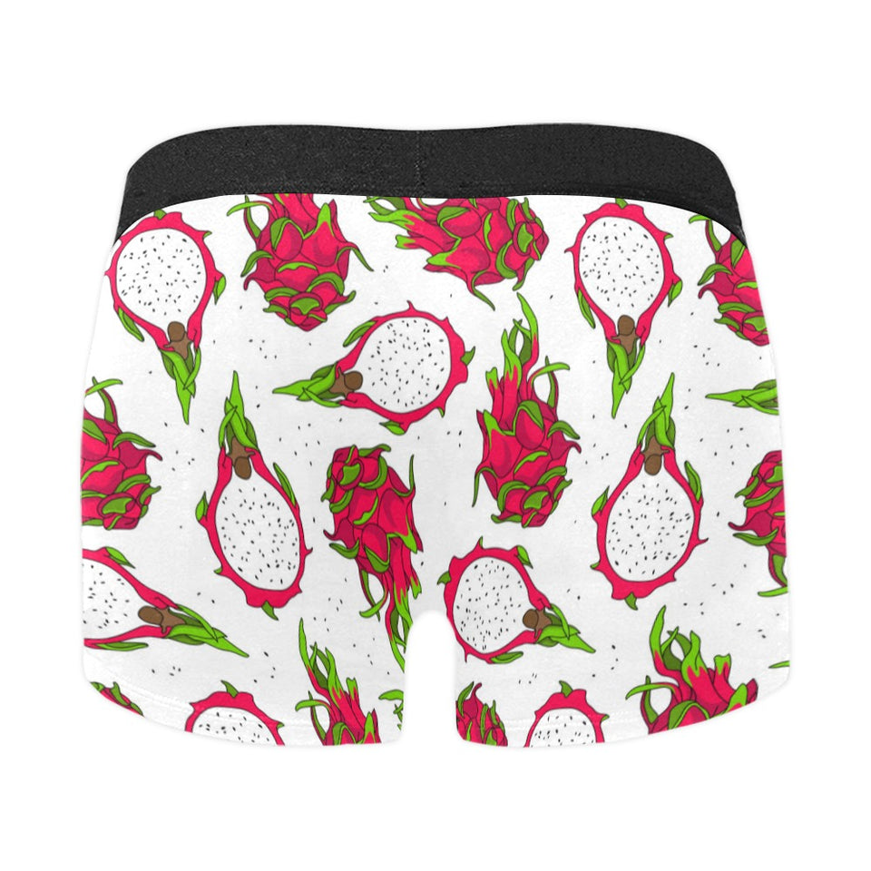 dragon fruits white background Men's All Over Print Boxer Briefs Men's Underwear