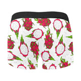 dragon fruits white background Men's All Over Print Boxer Briefs Men's Underwear