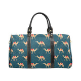 Camel pattern blue blackground Travel Bag