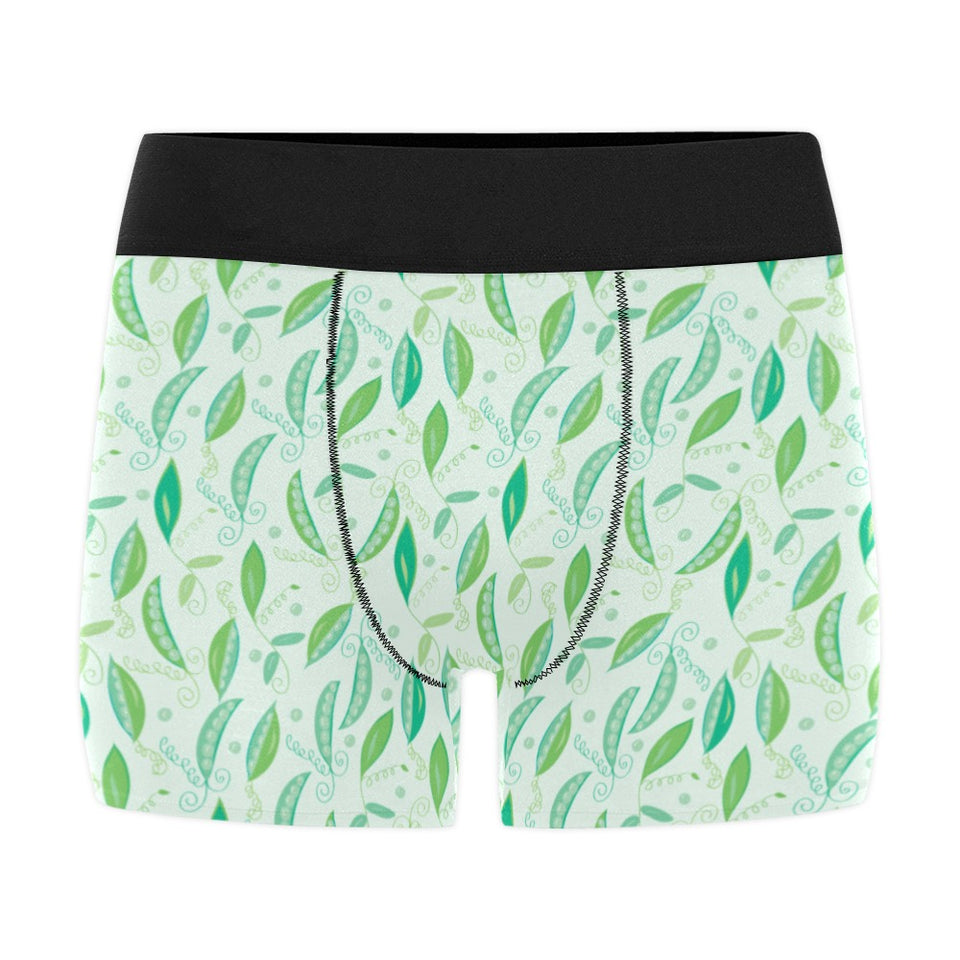 Green Peas Pattern Print Design 01 Men's All Over Print Boxer Briefs Men's Underwear