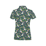 Pelican Pattern Print Design 05 Women's All Over Print Polo Shirt