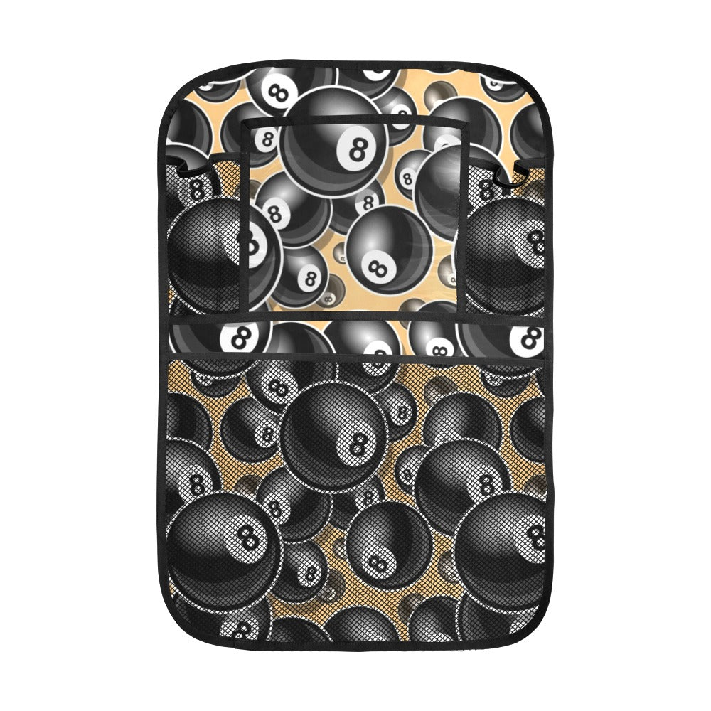Billiard Ball Pattern Print Design 04 Car Seat Back Organizer