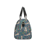 Raccoon tropical leaves pattern Travel Bag