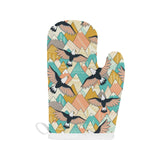 Eagle Pattern Print Design 02 Heat Resistant Oven Mitts