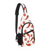 Chili pattern All Over Print Chest Bag