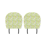 Tennis Pattern Print Design 01 Car Headrest Cover