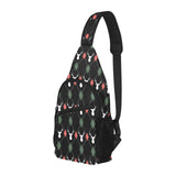 Deer Christmas new year pattern argyle All Over Print Chest Bag