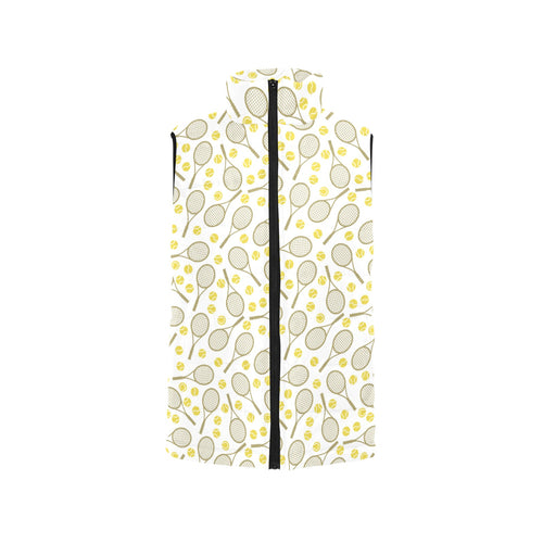 Tennis Pattern Print Design 02 Men's Padded Vest