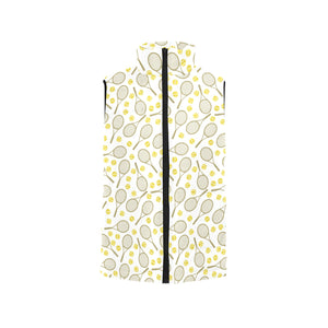 Tennis Pattern Print Design 02 Men's Padded Vest