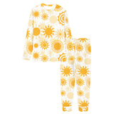 Sun design pattern Women's All Over Print Pajama Set