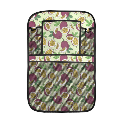 Paassion fruit pattern Car Seat Back Organizer