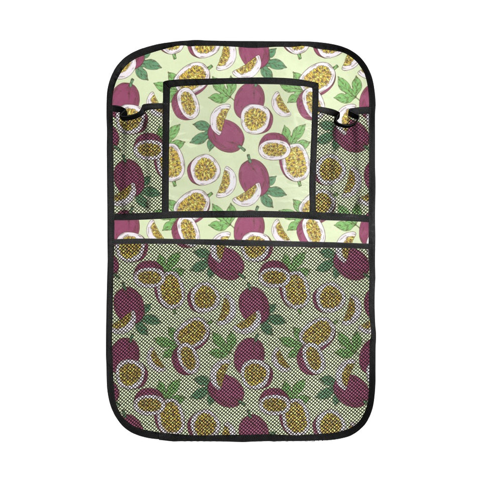 Paassion fruit pattern Car Seat Back Organizer