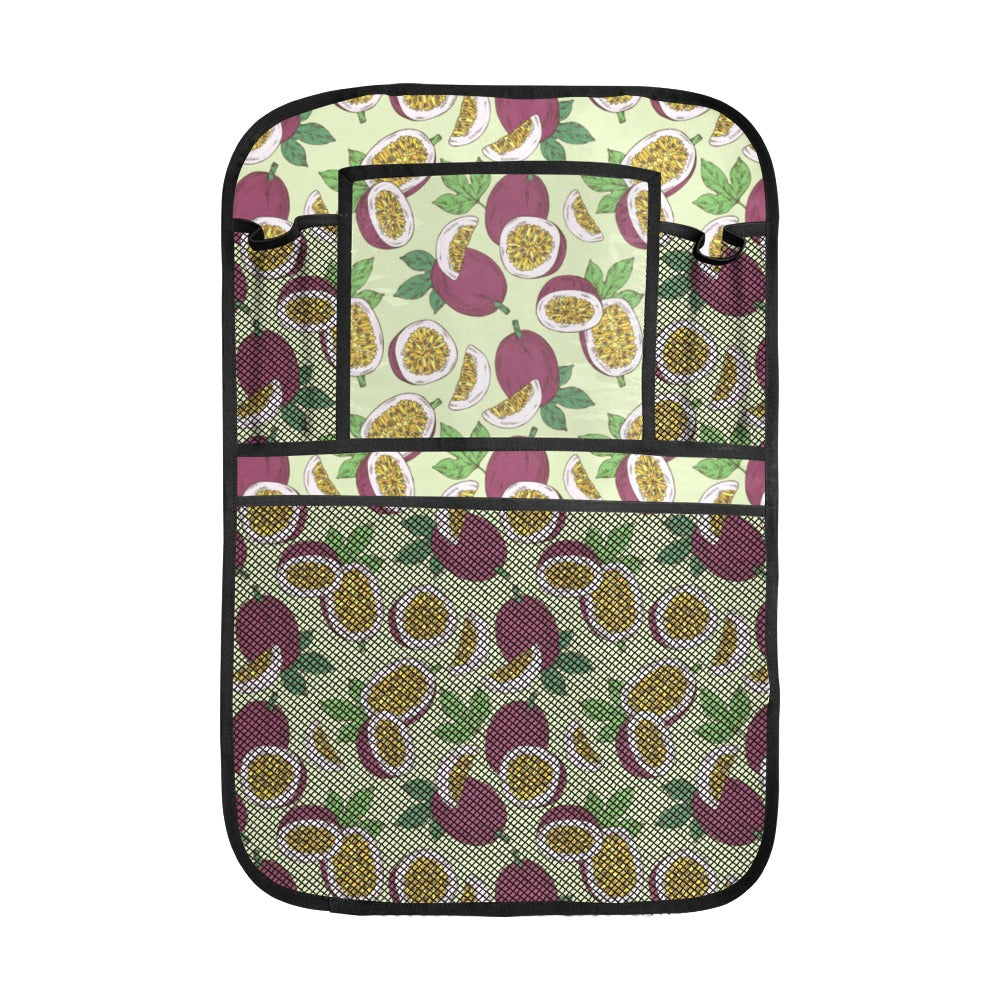 Paassion fruit pattern Car Seat Back Organizer