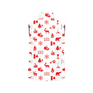 Canada Pattern Print Design 04 Men's Padded Vest
