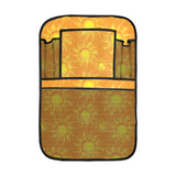 Sun orange background Car Seat Back Organizer