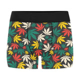 Canabis Marijuana Weed Pattern Print Design 02 Men's All Over Print Boxer Briefs Men's Underwear