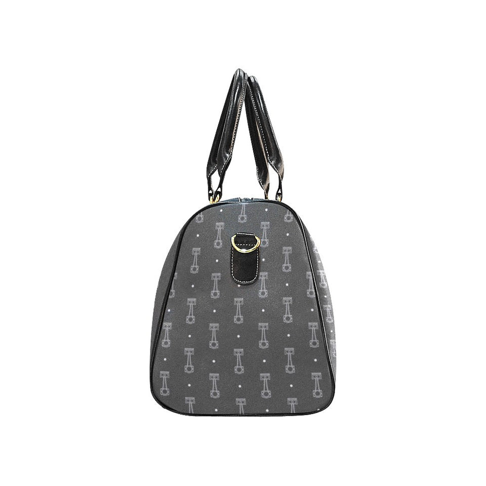 Engine Piston Black Background Pattern Design 02 Travel Bag