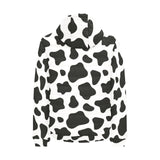 Cow skin pattern Men's Padded Hooded Jacket