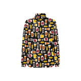 Beer type pattern Women's Long Sleeve Polo Shirt