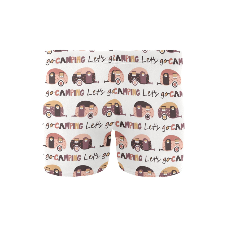 Camper Van Pattern Print Design 01 Men's Swimming Trunks