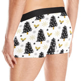 Christmas tree holly snow star pattern Men's All Over Print Boxer Briefs Men's Underwear