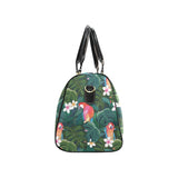 Parrot Palm tree leaves flower hibiscus pattern Travel Bag