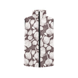 Garlic bulb dark background Women's Padded Vest
