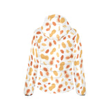 peanuts pattern Women's Padded Hooded Jacket