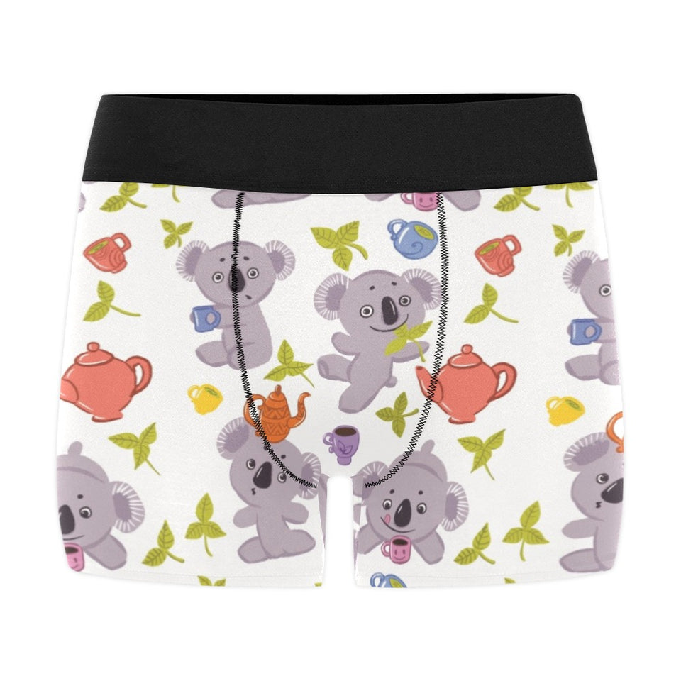 Cute koalas teapots tea Men's All Over Print Boxer Briefs Men's Underwear