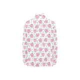 Pig Pattern Print Design 03 Women's Long Sleeve Polo Shirt