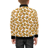 Hamburger Pattern Print Design 03 Kids' Boys' Girls' Bomber Jacket