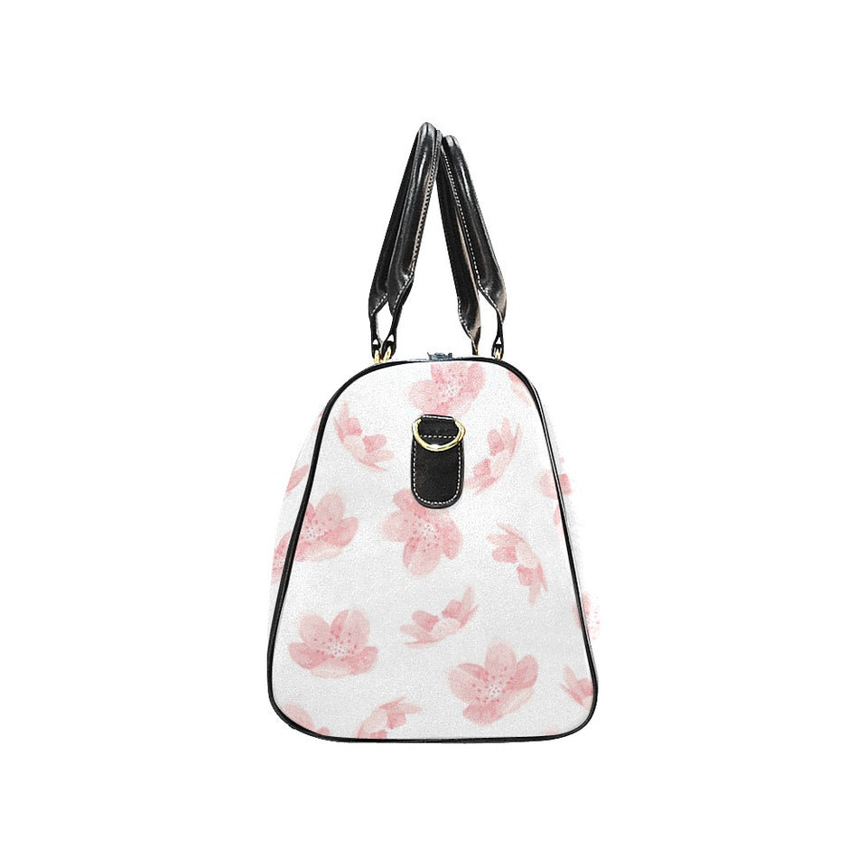 Pink sakura cherry blossom pattern Travel Bag