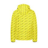 Duck Pattern Print Design 02 Kids' Boys' Girls' Padded Hooded Jacket