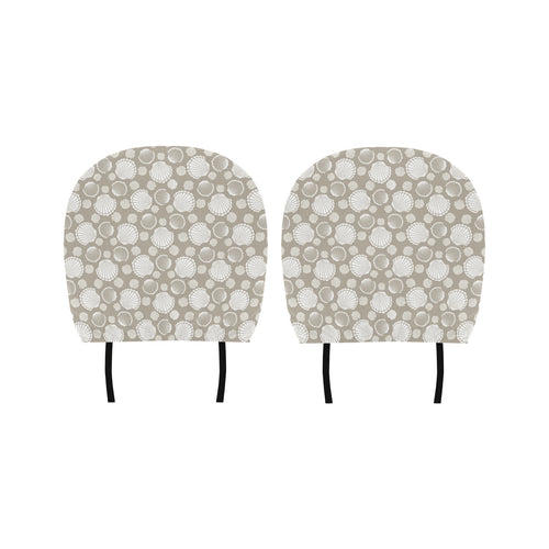 Scallop shell pattern Car Headrest Cover