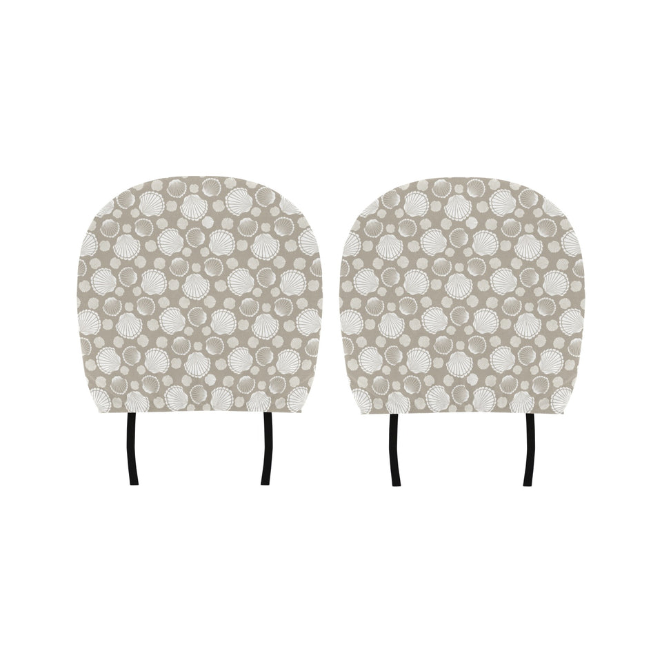 Scallop shell pattern Car Headrest Cover