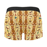 Egypt Hieroglyphics Pattern Print Design 04 Men's All Over Print Boxer Briefs Men's Underwear