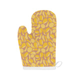 Potato Chips Pattern Print Design 01 Heat Resistant Oven Mitts