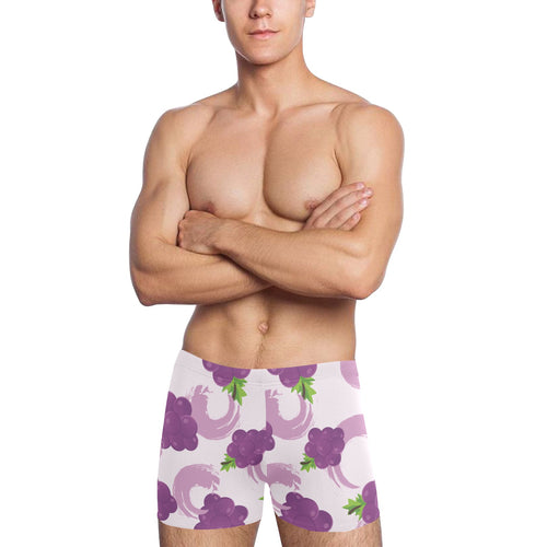 Cute Grape pattern Men's Swimming Trunks