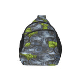 blueberry pattern All Over Print Chest Bag