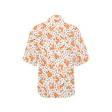 Squirrel Pattern Print Design 05 Women's All Over Print Hawaiian Shirt