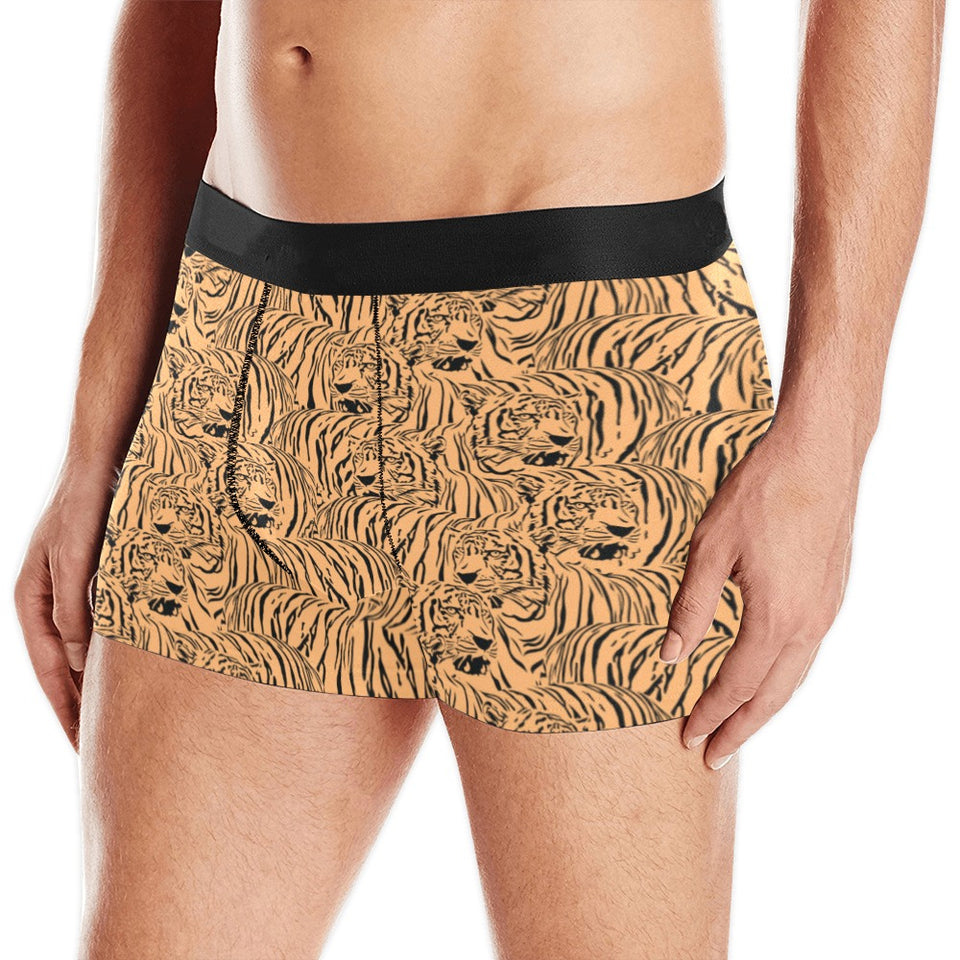 Bengal tigers pattern Men's All Over Print Boxer Briefs Men's Underwear