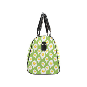 Fried Eggs Pattern Print Design 01 Travel Bag