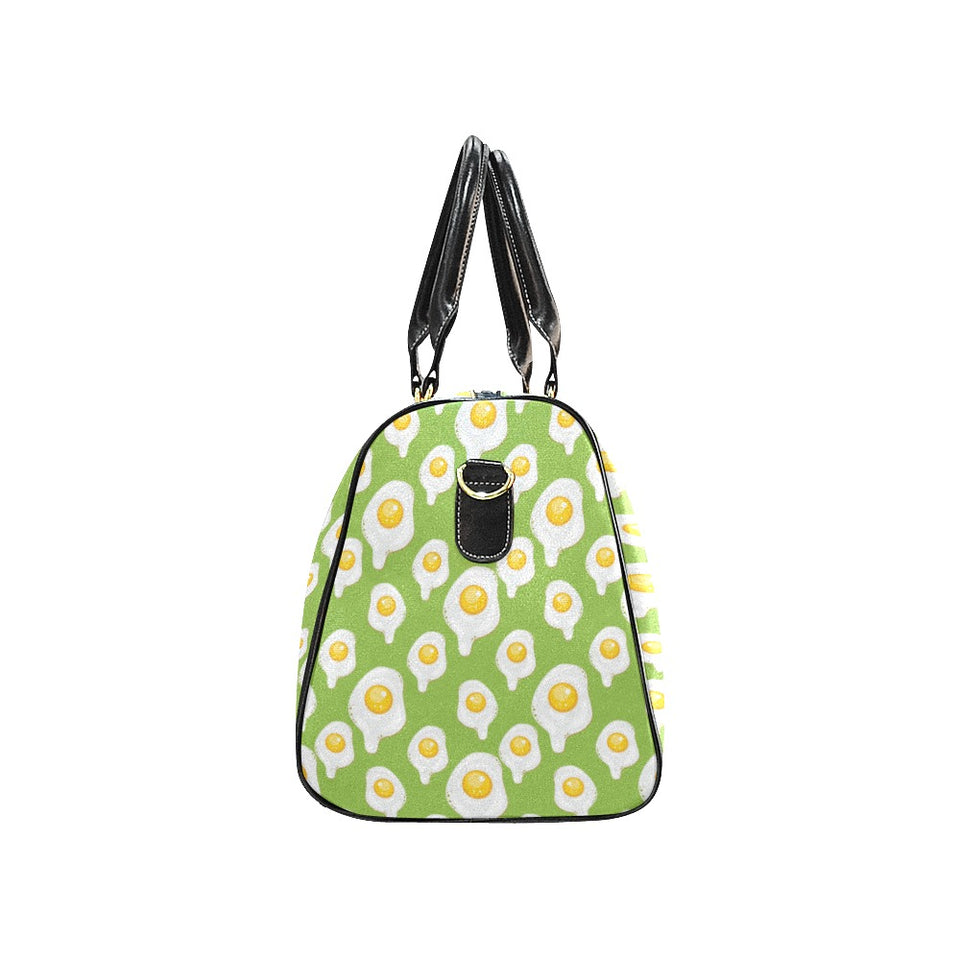 Fried Eggs Pattern Print Design 01 Travel Bag
