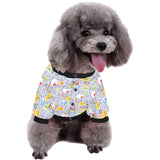 Math Pattern Print Design 04 All Over Print Pet Dog Round Neck Fuzzy Shirt