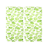 Lime design pattern Gauze Curtain