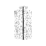 Music Notes Pattern Print Design 04 Women's Padded Vest