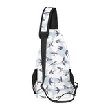Swallow Pattern Print Design 05 All Over Print Chest Bag