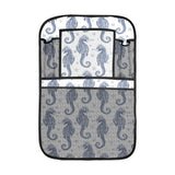 Seahorse pattern background Car Seat Back Organizer